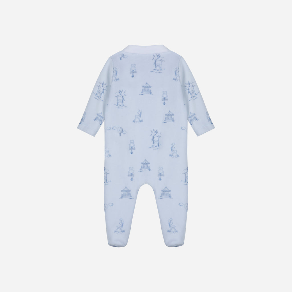 Patachou Babygrow - Pure Blue - Inverno 2025-Body-Patachou-Junior Barneklær