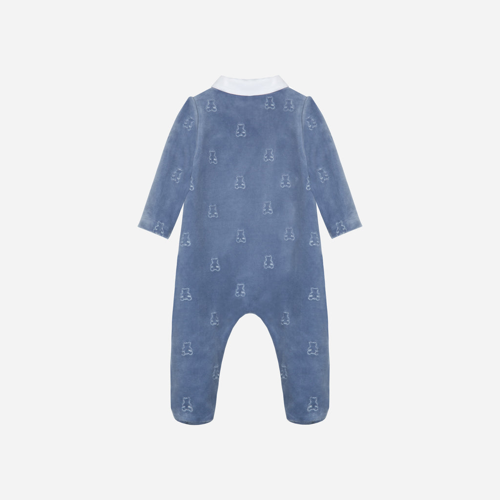 Patachou Babygrow - Pure Blue - Inverno 2025-Body-Patachou-Junior Barneklær