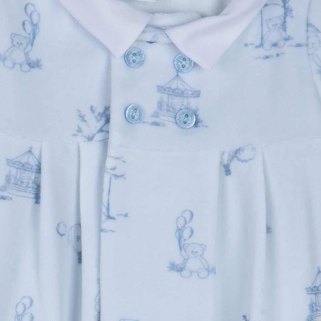 Patachou Babygrow - Pure Blue - Inverno 2025-Body-Patachou-Junior Barneklær