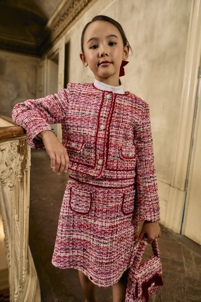 Patachou Jakke - Kids Girl Party Royal - Inverno 2025-Yttertøy-Patachou-Junior Barneklær