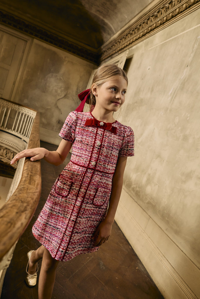 Patachou Kjole - Kids Girl Party Royal - Inverno 2025-Vest-Patachou-Junior Barneklær