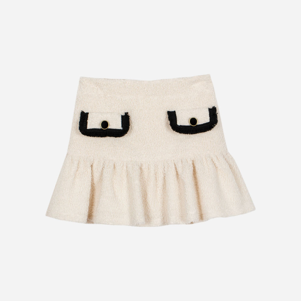 Patachou Skjørt - Kids Girl Ivory - Inverno 2025-Ukjent-Patachou-Junior Barneklær