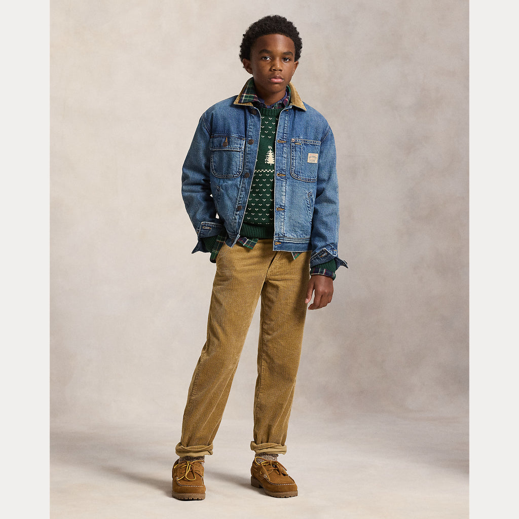 Ralph Lauren Bedford Cordløyelsbukser-Bukse-Ralph Lauren-Junior Barneklær