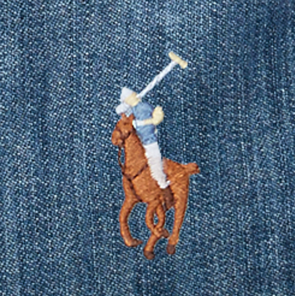 Ralph Lauren Denim Kjole-Kjole-Ralph Lauren-Junior Barneklær