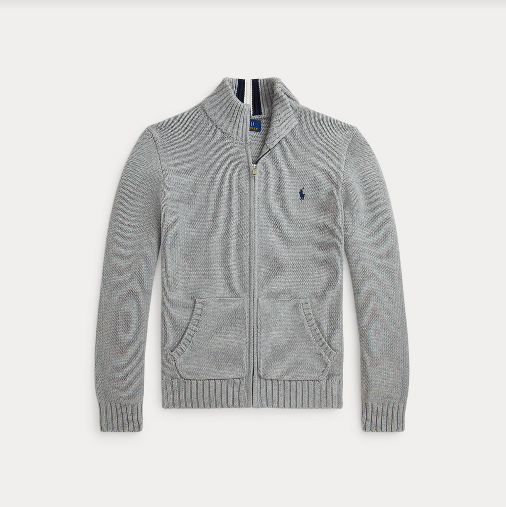 Ralph Lauren Full-Zip-Genser-Ralph Lauren-Junior Barneklær