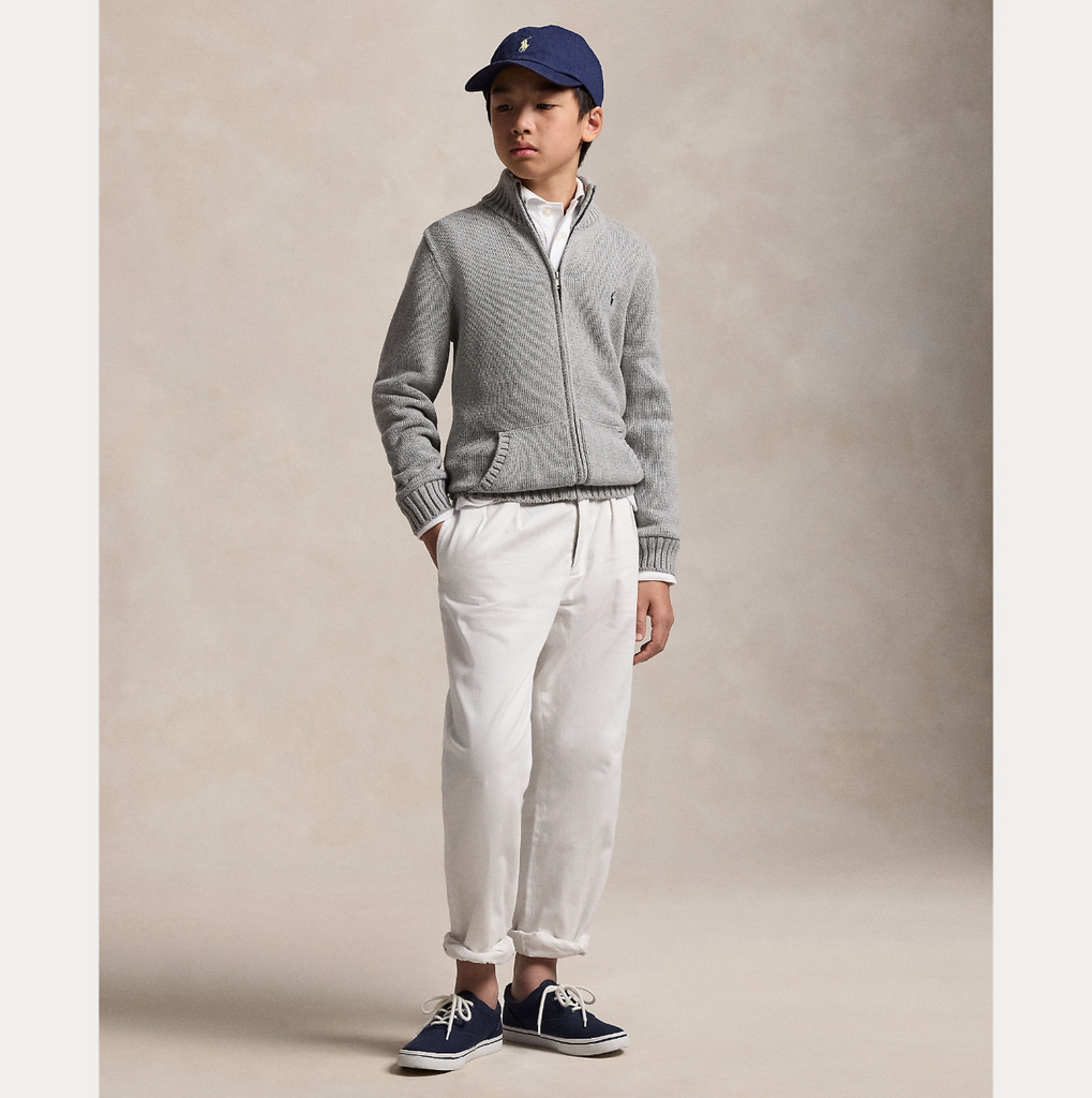 Ralph Lauren Full-Zip-Genser-Ralph Lauren-Junior Barneklær