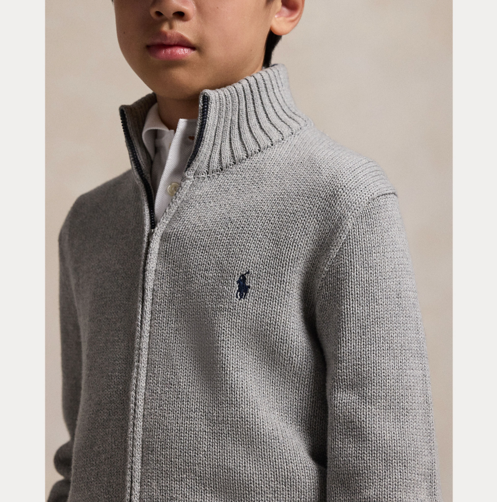 Ralph Lauren Full-Zip-Genser-Ralph Lauren-Junior Barneklær