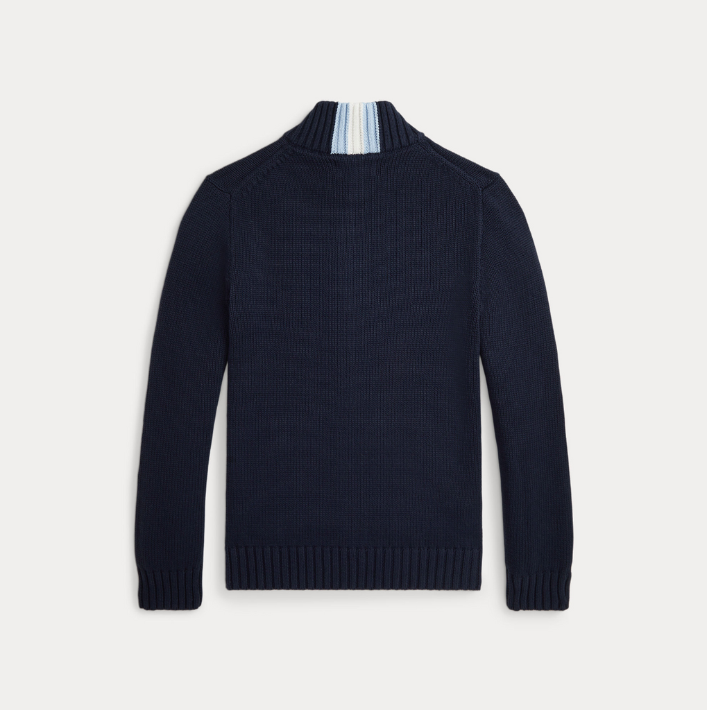 Ralph Lauren Full-Zip Strikk-Genser-Ralph Lauren-Junior Barneklær