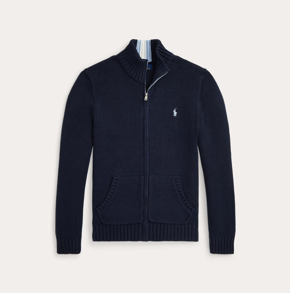 Ralph Lauren Full-Zip Strikk-Genser-Ralph Lauren-Junior Barneklær