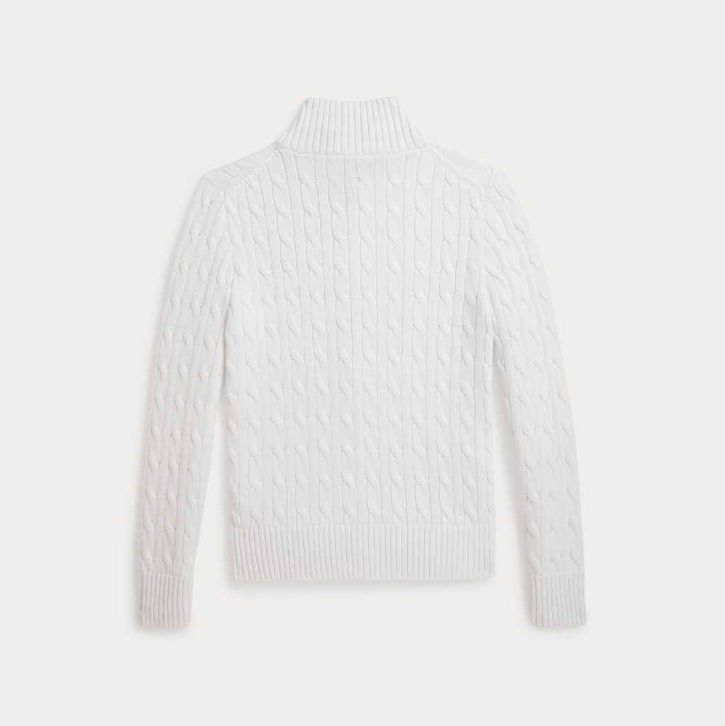 Ralph Lauren Full-zip Kabelstrikk-Genser-Ralph Lauren-Junior Barneklær