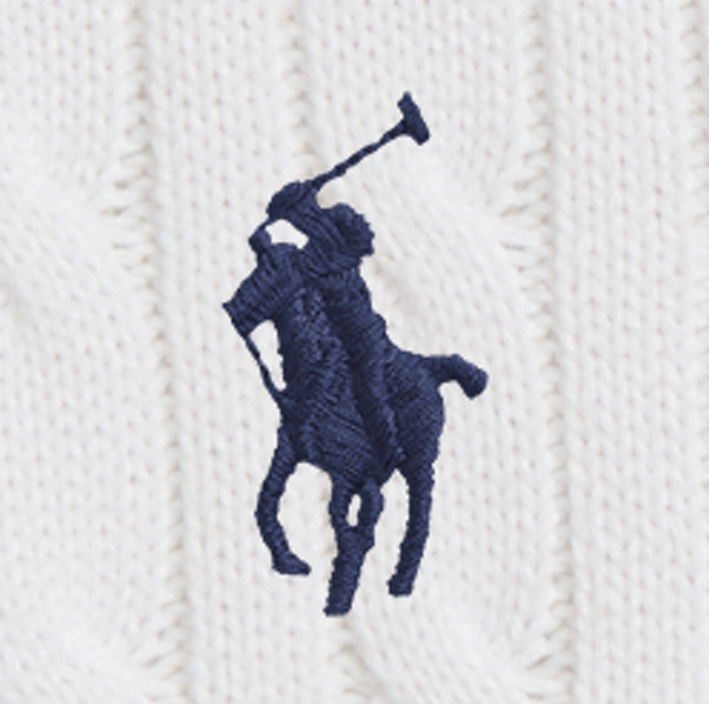 Ralph Lauren Full-zip Kabelstrikk-Genser-Ralph Lauren-Junior Barneklær