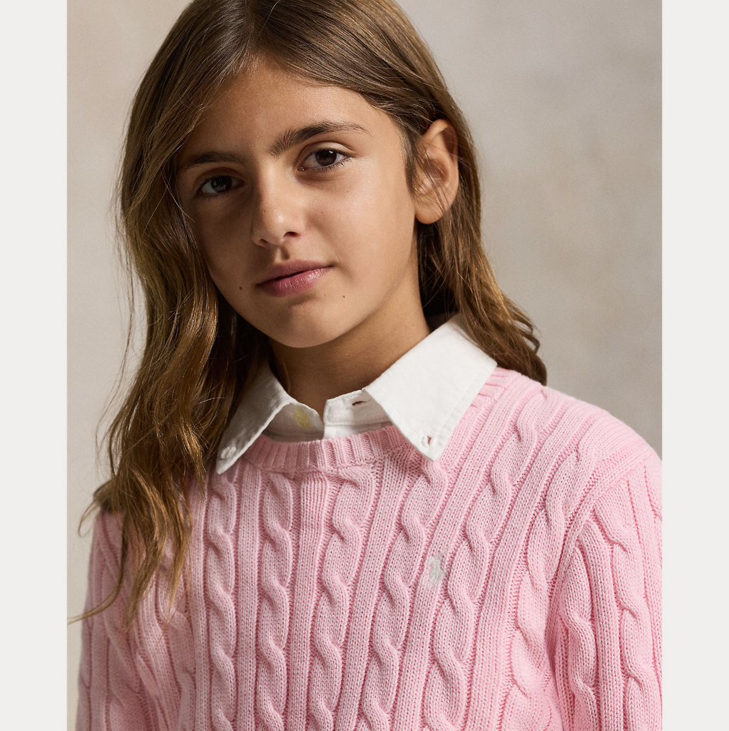 Ralph Lauren Kabelstrikk-Genser-Ralph Lauren-Junior Barneklær