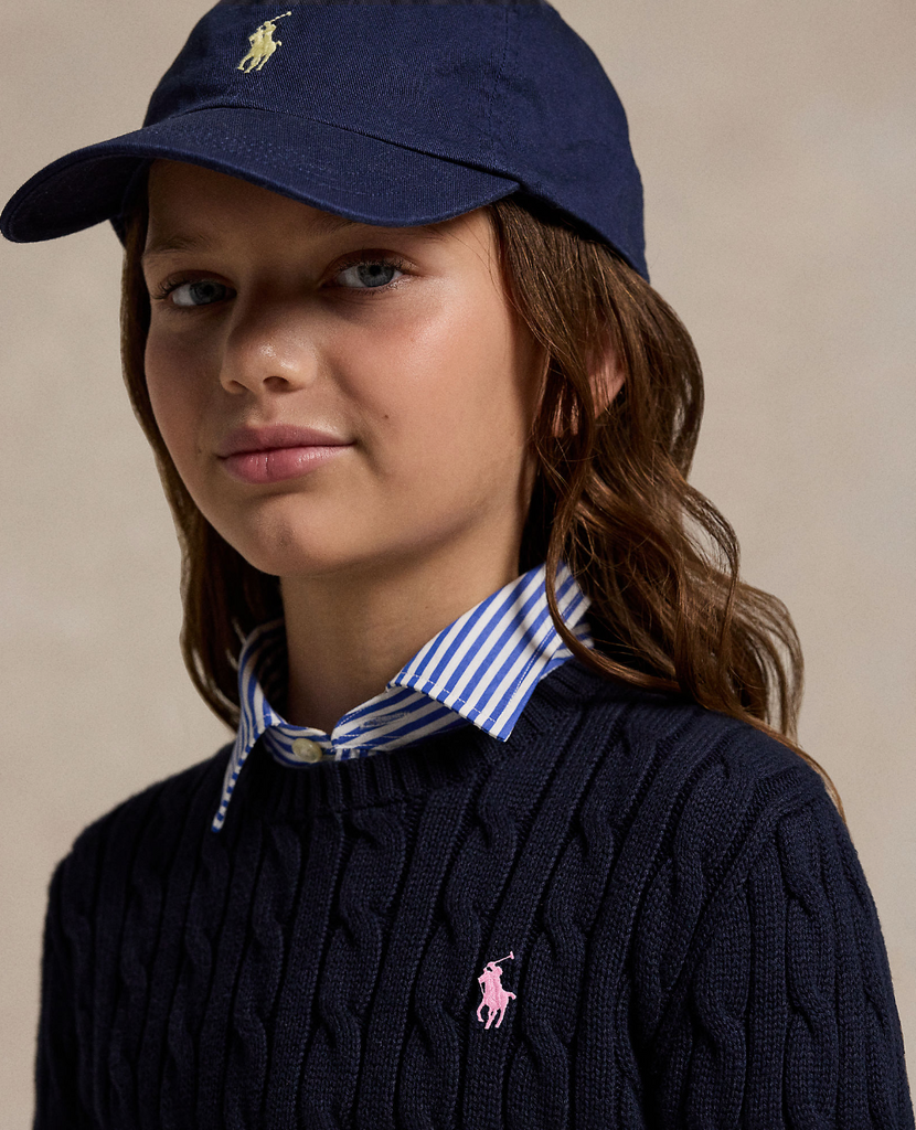 Ralph Lauren Kabelstrikk-Genser-Ralph Lauren-Junior Barneklær