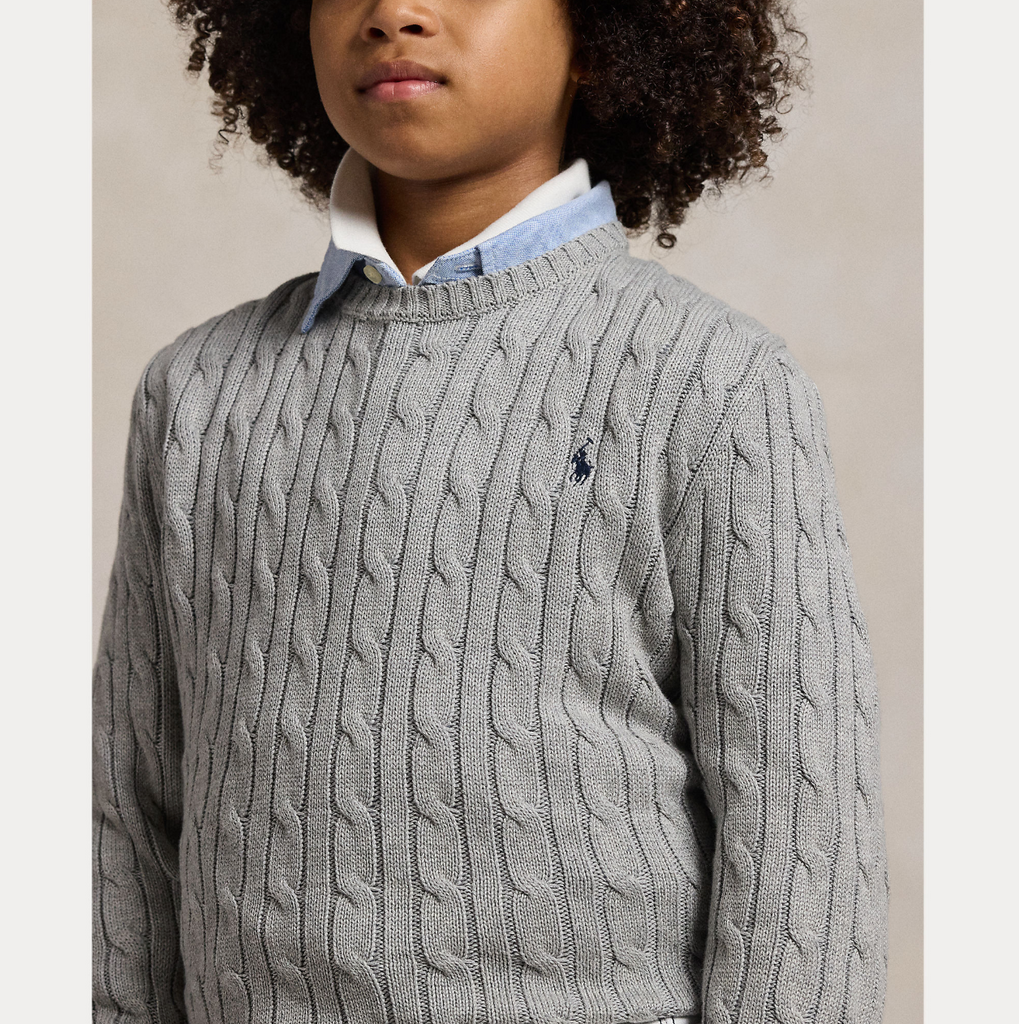Ralph Lauren Kabelstrikk-Genser-Ralph Lauren-Junior Barneklær