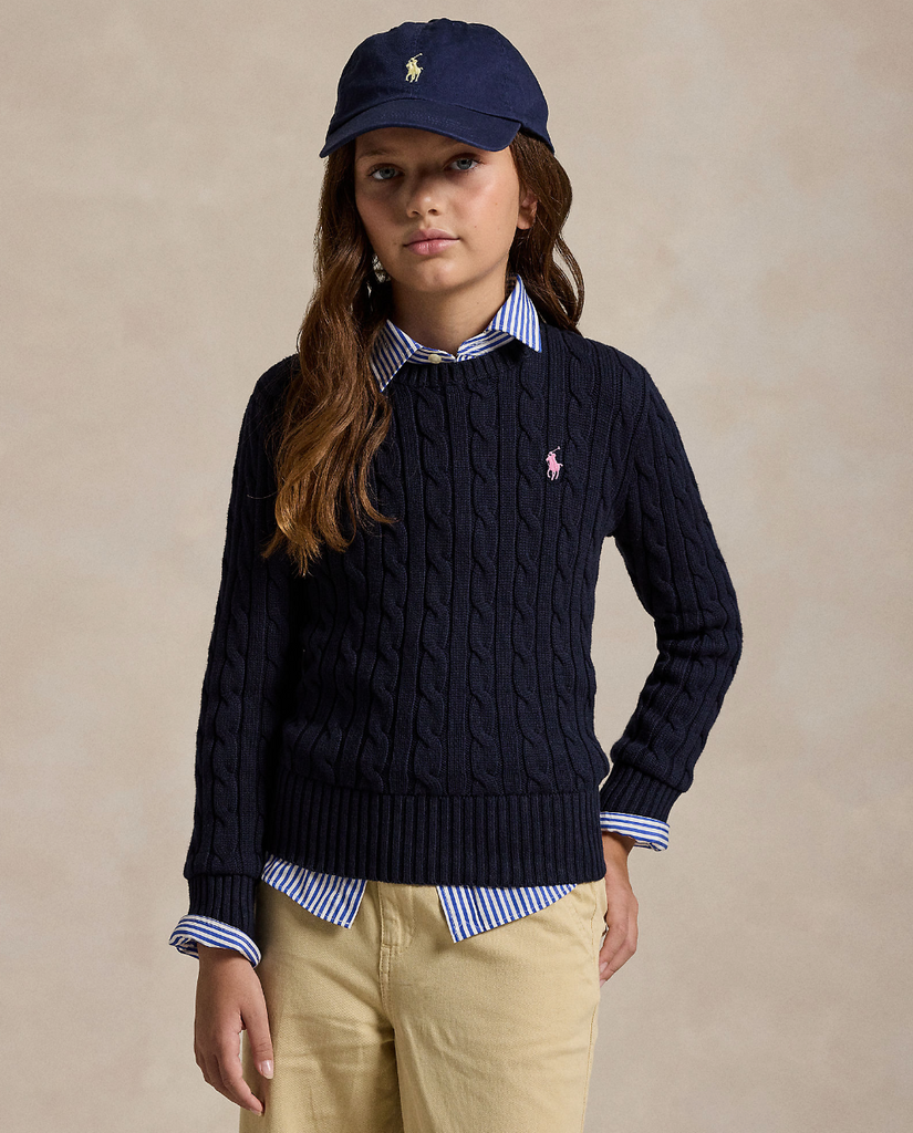 Ralph Lauren Kabelstrikk-Genser-Ralph Lauren-Junior Barneklær