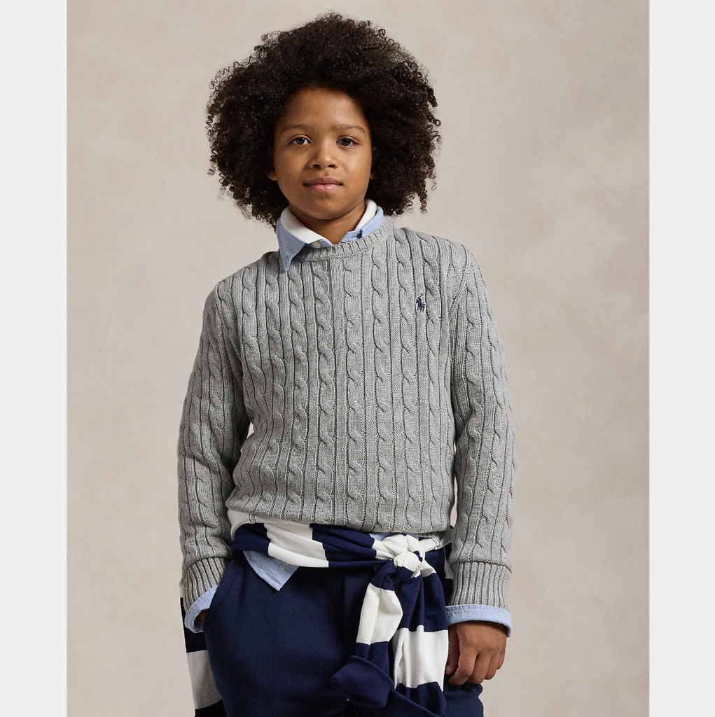 Ralph Lauren Kabelstrikk-Genser-Ralph Lauren-Junior Barneklær