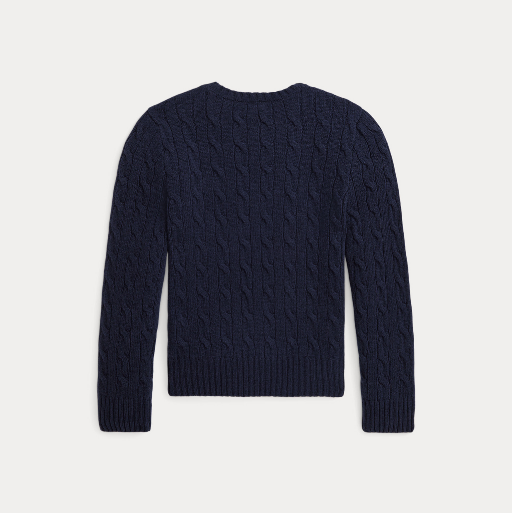 Ralph Lauren Kabelstrikk Ull-Genser-Ralph Lauren-Junior Barneklær