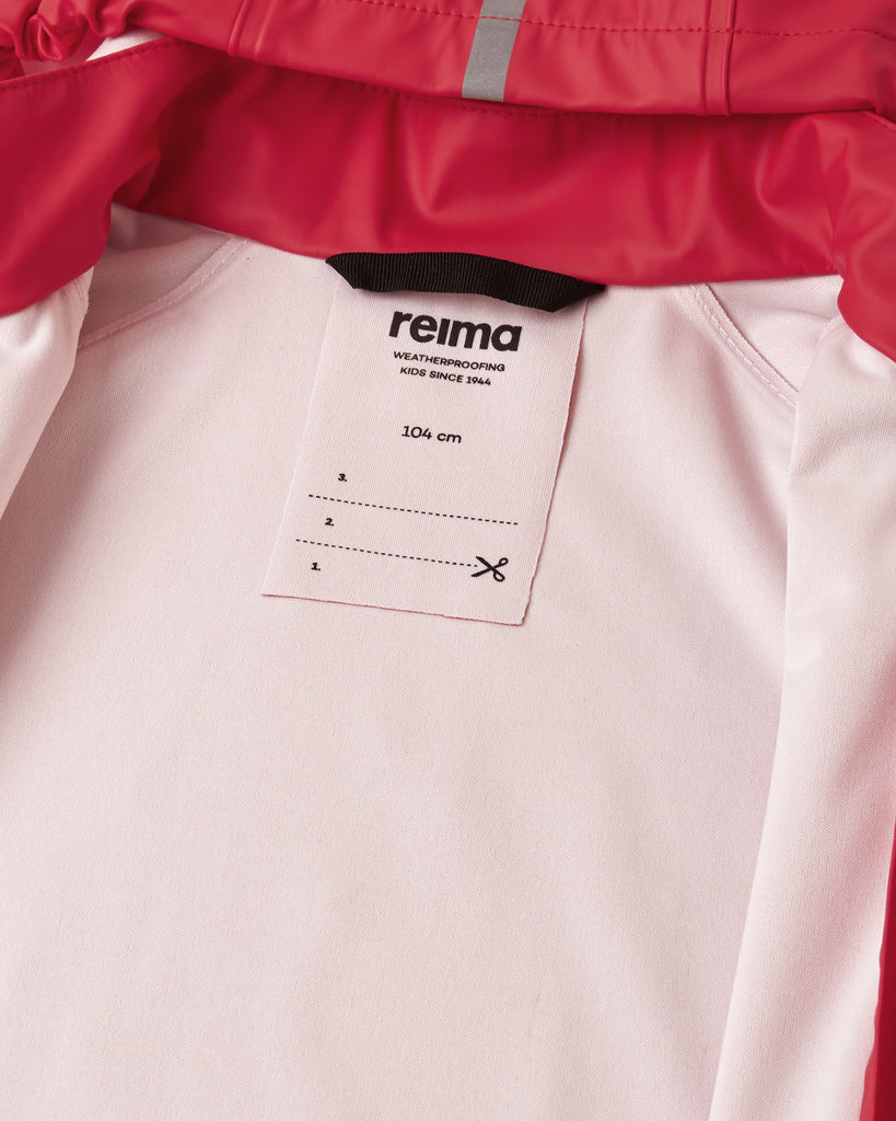 Regnjakke; Lampi Reima Red-Yttertøy-Reima-Junior Barneklær