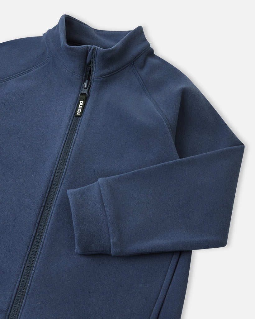 Reima Fleece Jakke; Tarpeen Navy-Genser-Reima-Junior Barneklær