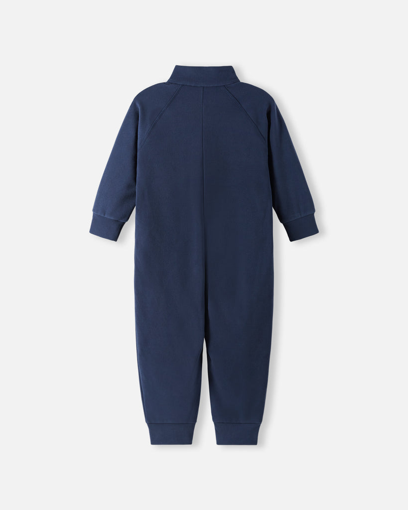 Reima Fleece Overall; Tarhaan Navy-Yttertøy-Reima-Junior Barneklær