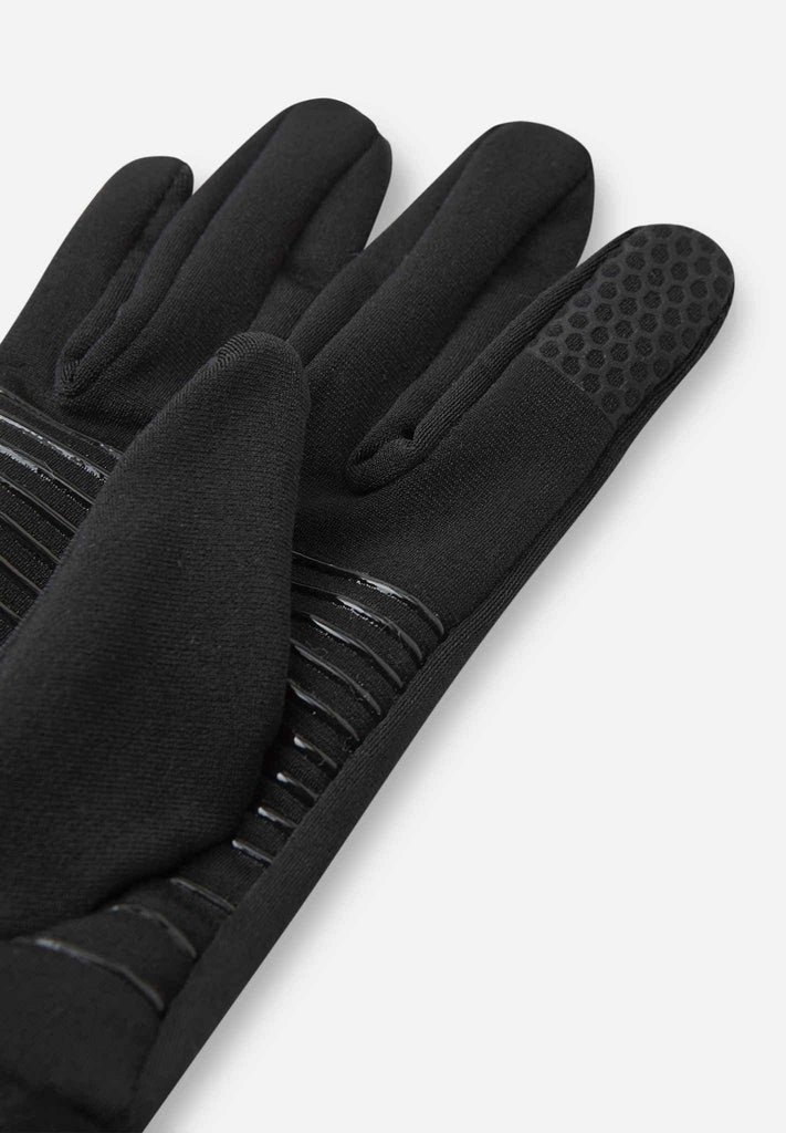 Reima Gloves (knitted); Loisto Black;3/4-Yttertøy-Reima-Junior Barneklær