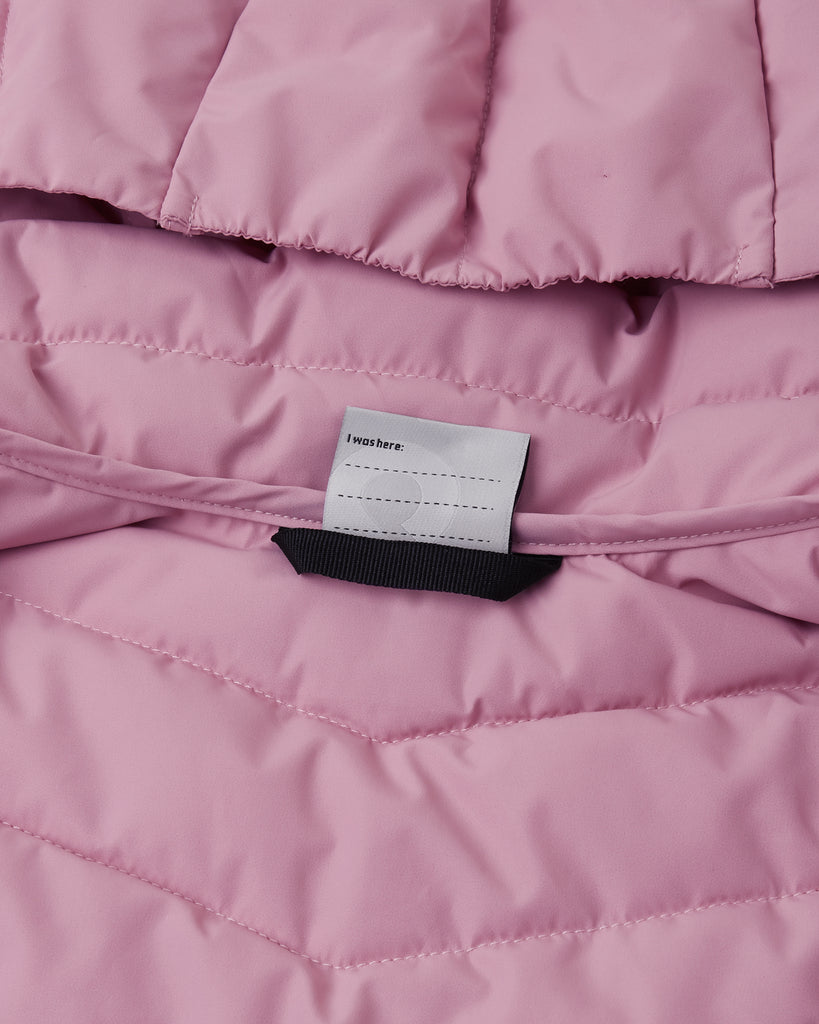 Reima Lett Boblejakke; Uumaja Grey Pink-Yttertøy-Reima-Junior Barneklær