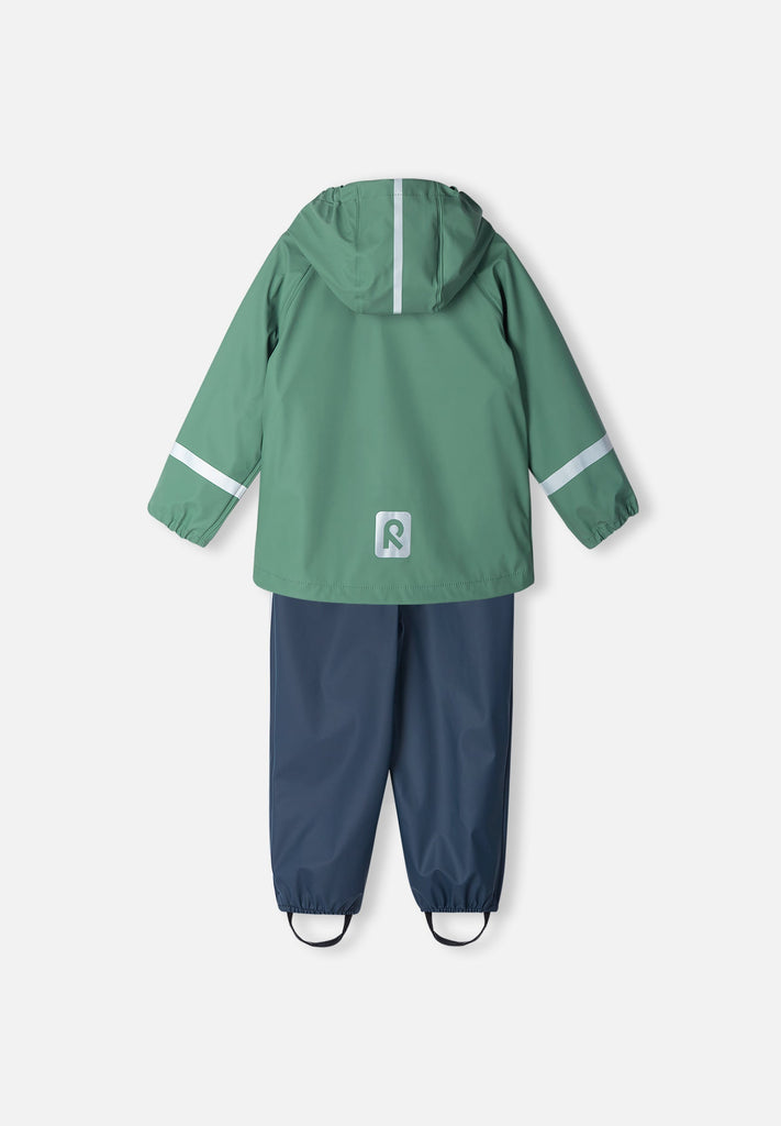 Reima Rain Outfit; Tihku Greyish Green-Yttertøy-Reima-Junior Barneklær