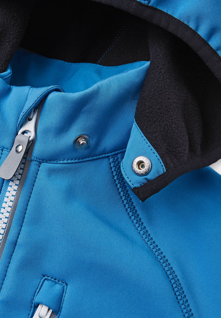 Reima Softshell Jacket; Vantti Cool Blue-Hodeplagg-Reima-Junior Barneklær