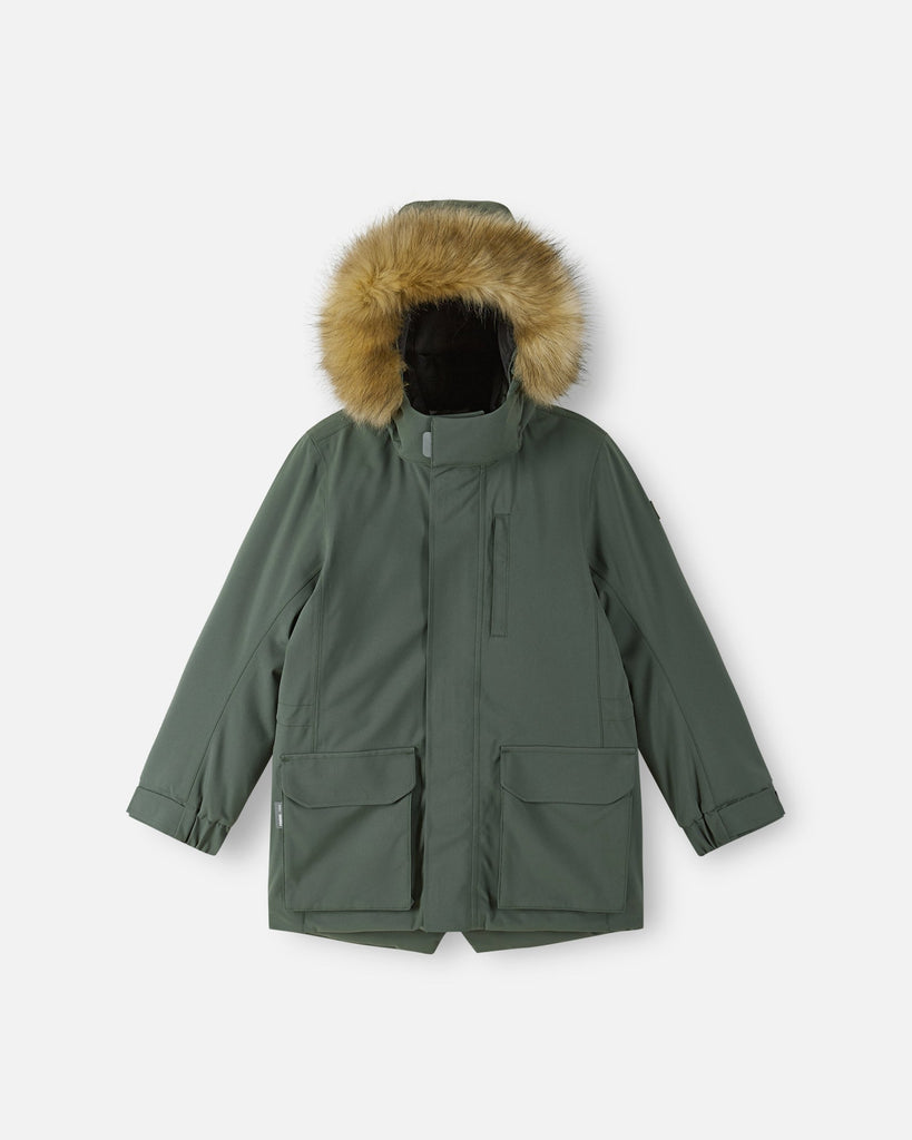 Reimatec Ajaton Vinterjakke Parkas - Thyme Green-Yttertøy-Reima-Junior Barneklær