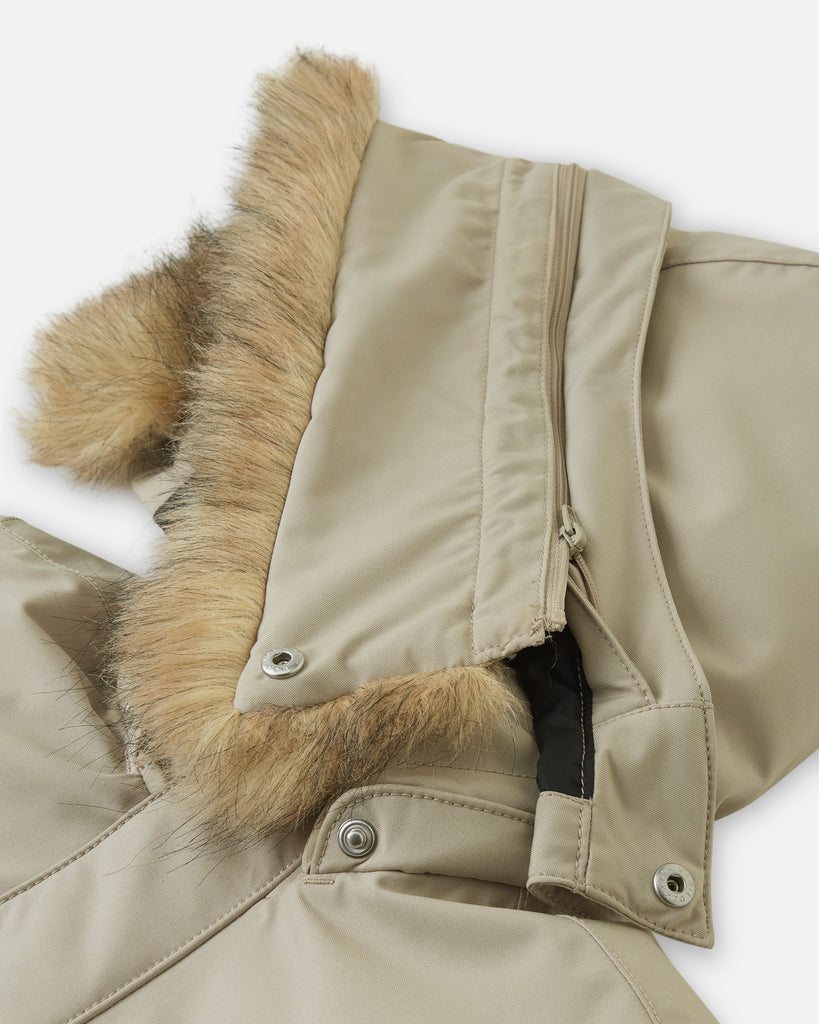 Reimatec Dunjakke; Serkkula Earthy Beige-Yttertøy-Reima-Junior Barneklær