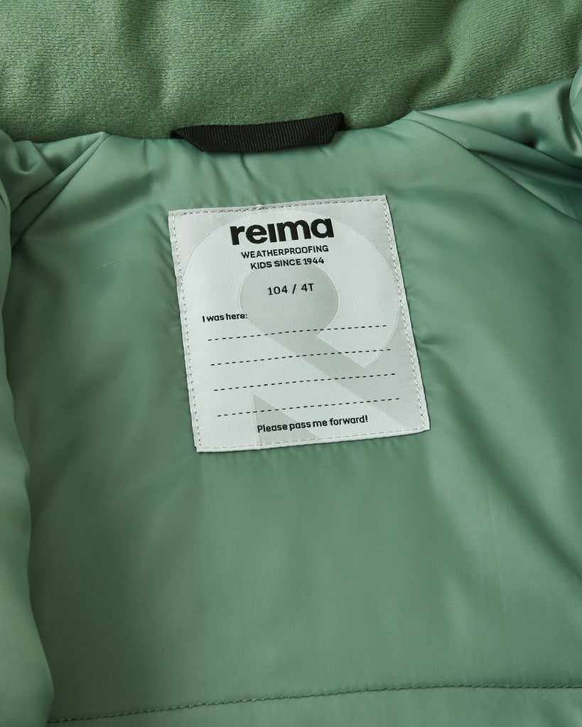 Reimatec Vinterdress; Tromssa Green Clay-Yttertøy-Reima-Junior Barneklær