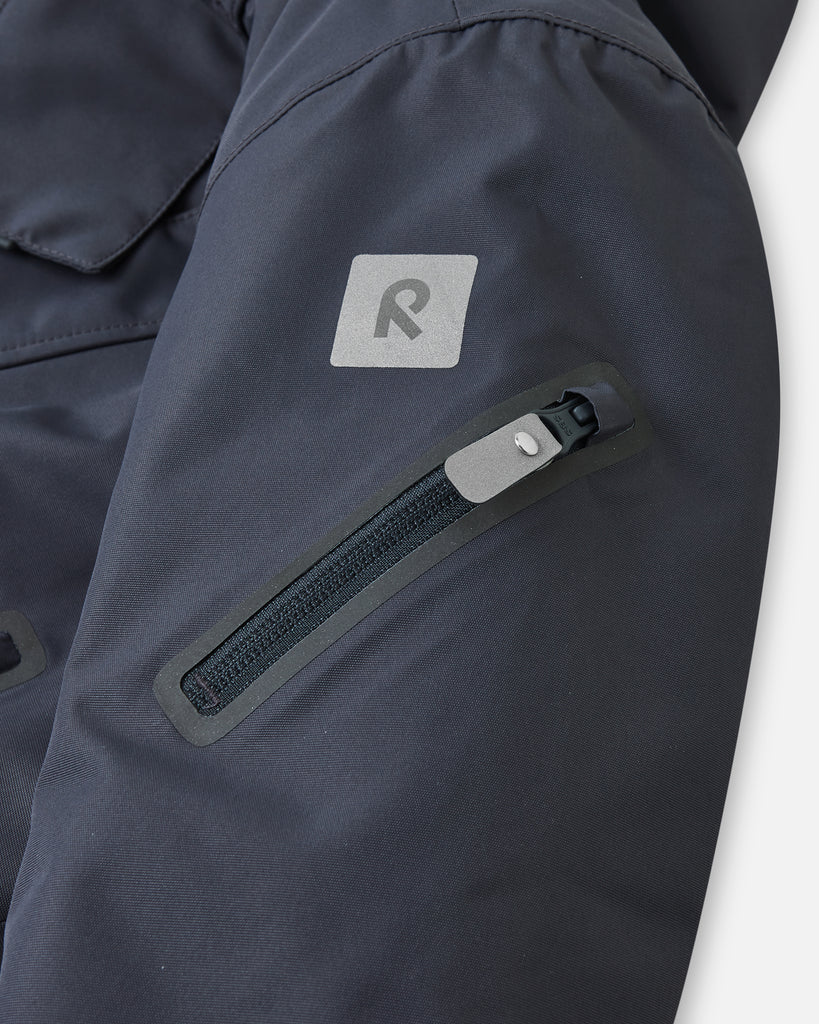 Reimatec Vinterdress/Skidress; Reach Soft Black-Yttertøy-Reima-Junior Barneklær