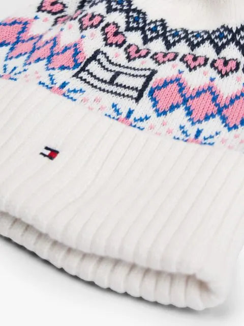 Tommy Hilfiger Fairisle Beanie-Hodeplagg-Tommy Hilfiger-Junior Barneklær