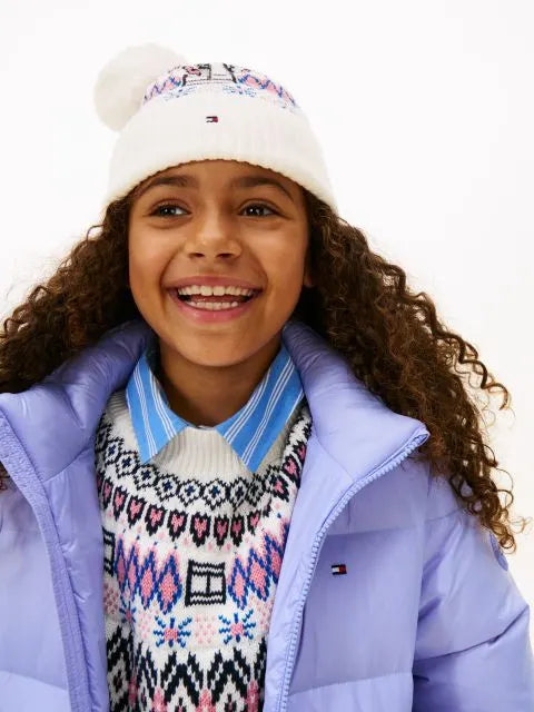 Tommy Hilfiger Fairisle Beanie-Hodeplagg-Tommy Hilfiger-Junior Barneklær