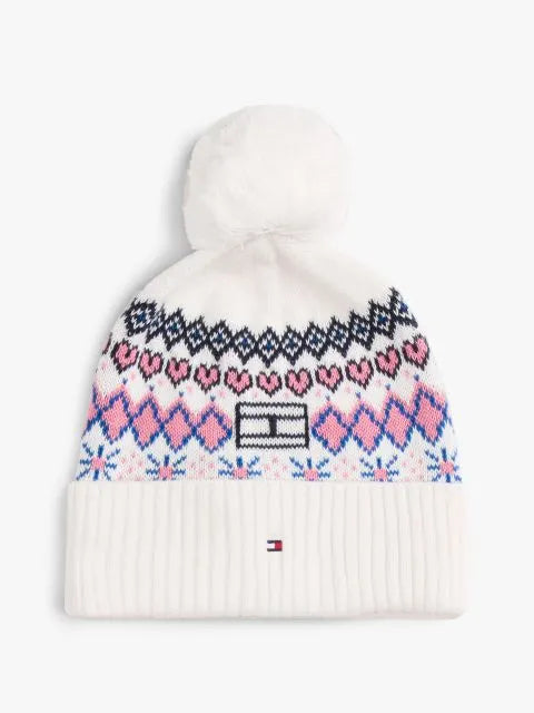 Tommy Hilfiger Fairisle Beanie-Hodeplagg-Tommy Hilfiger-Junior Barneklær
