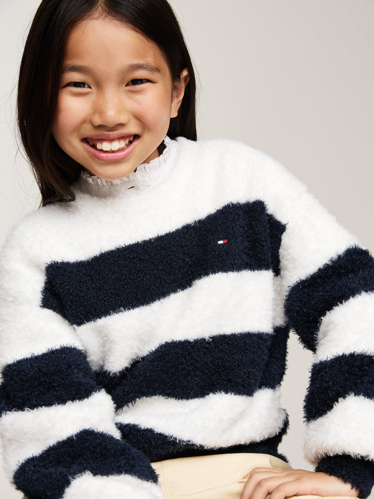 Tommy Hilfiger Fluffy Genser-Genser-Tommy Hilfiger-Junior Barneklær