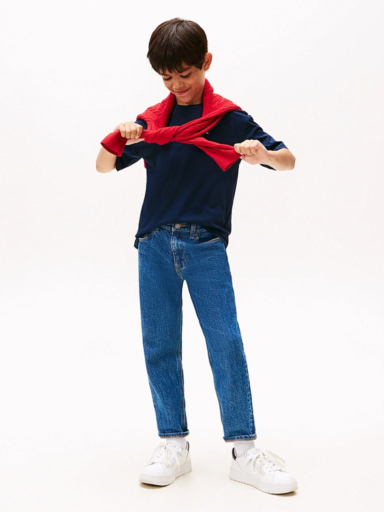 Tommy Hilfiger Klassisk Navy T-skjorte-T-skjorte-Tommy Hilfiger-Junior Barneklær