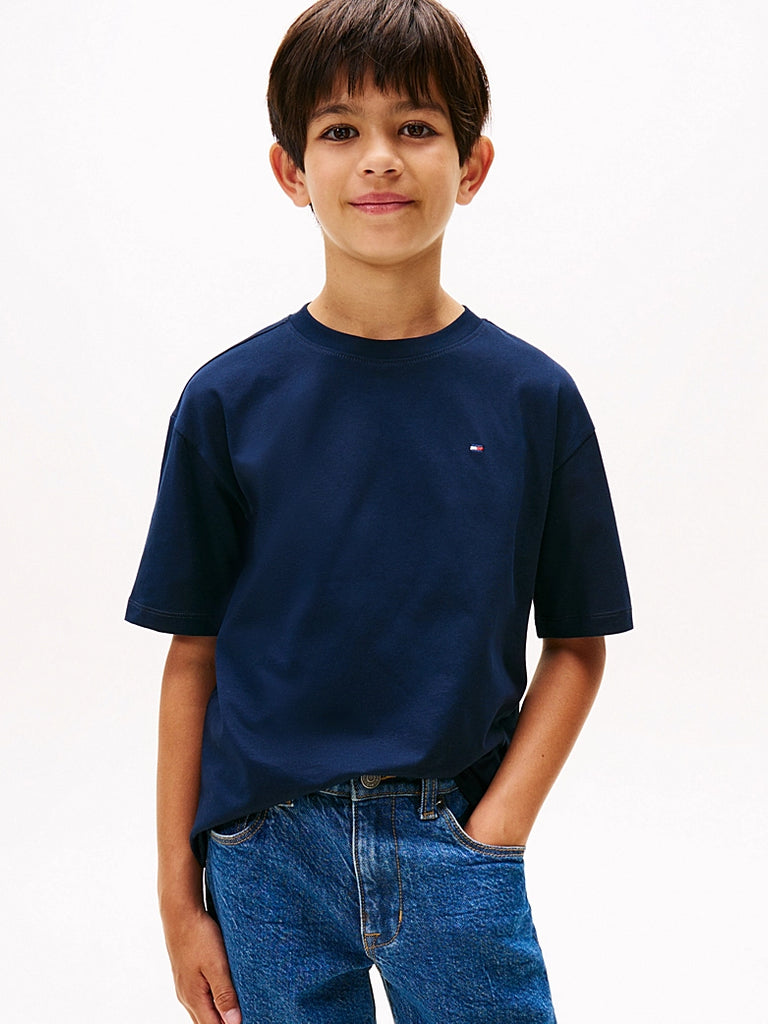 Tommy Hilfiger Klassisk Navy T-skjorte-T-skjorte-Tommy Hilfiger-Junior Barneklær