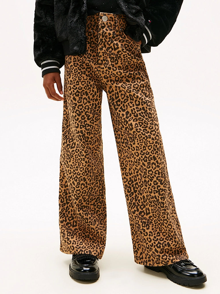 Tommy Hilfiger Mabel Leopard Jeans-Ukjent-Tommy Hilfiger-Junior Barneklær