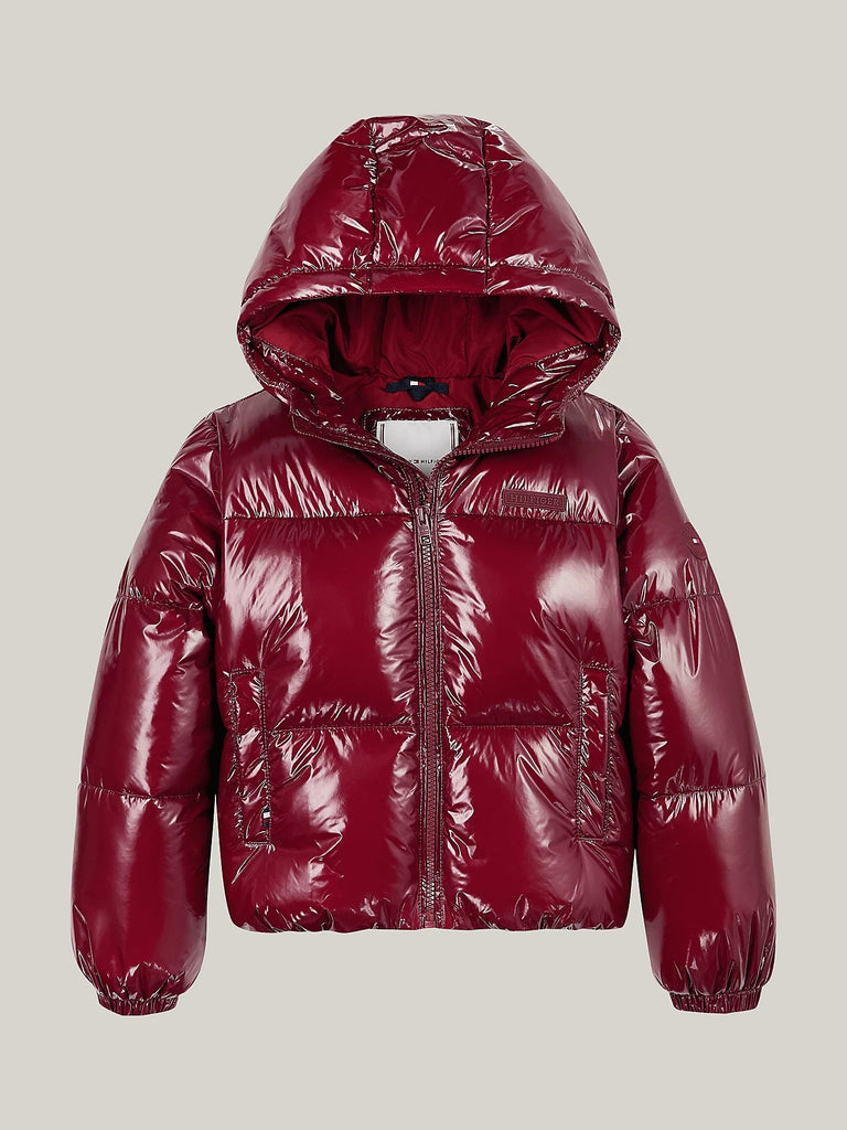 Tommy Hilfiger New York Glossy Puffer Jakke-Yttertøy-Tommy Hilfiger-Junior Barneklær