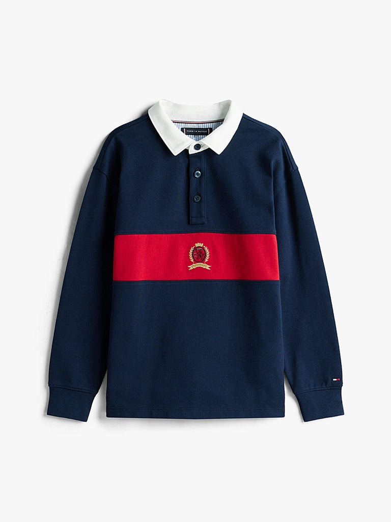 Tommy Hilfiger Rugby Pique-Skjorte-Tommy Hilfiger-Junior Barneklær