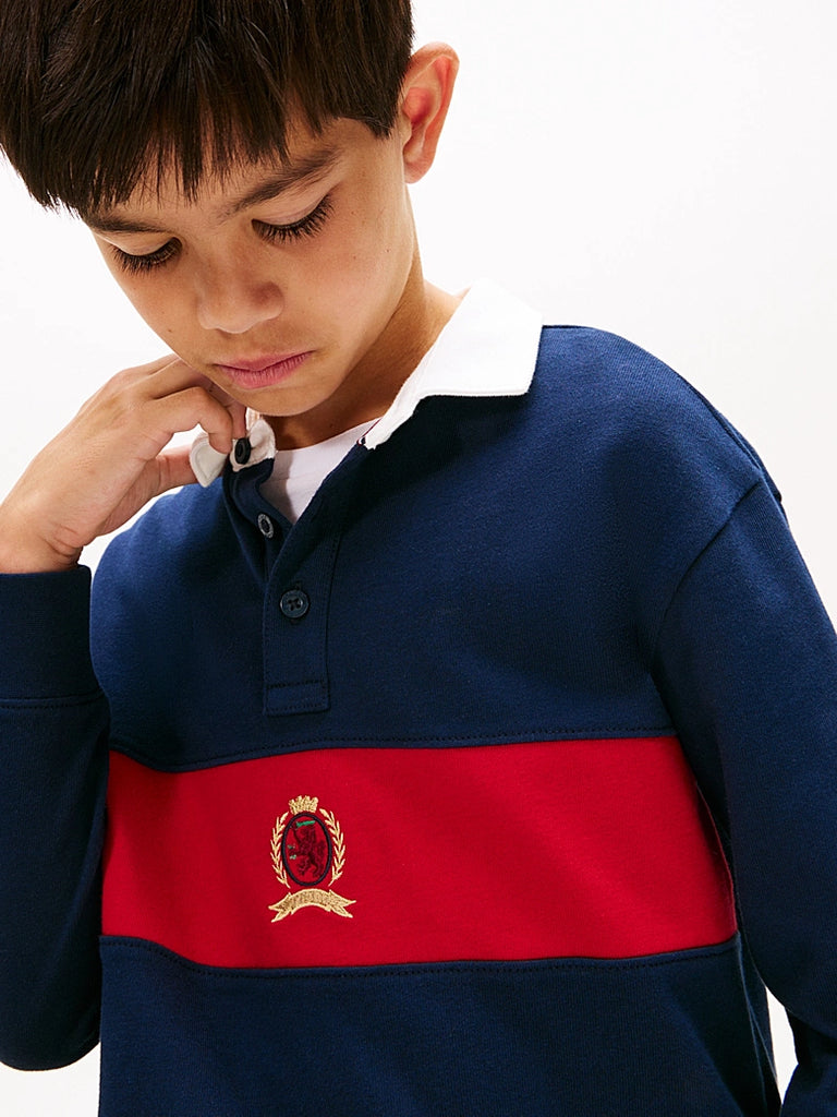Tommy Hilfiger Rugby Pique-Skjorte-Tommy Hilfiger-Junior Barneklær