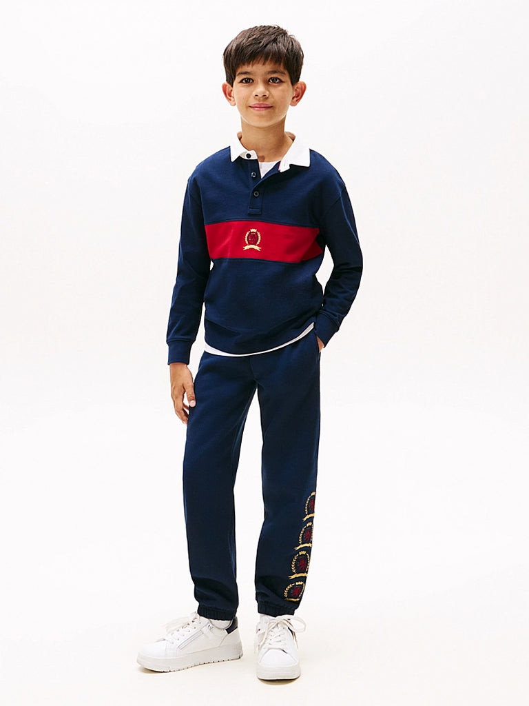 Tommy Hilfiger Rugby Pique-Skjorte-Tommy Hilfiger-Junior Barneklær