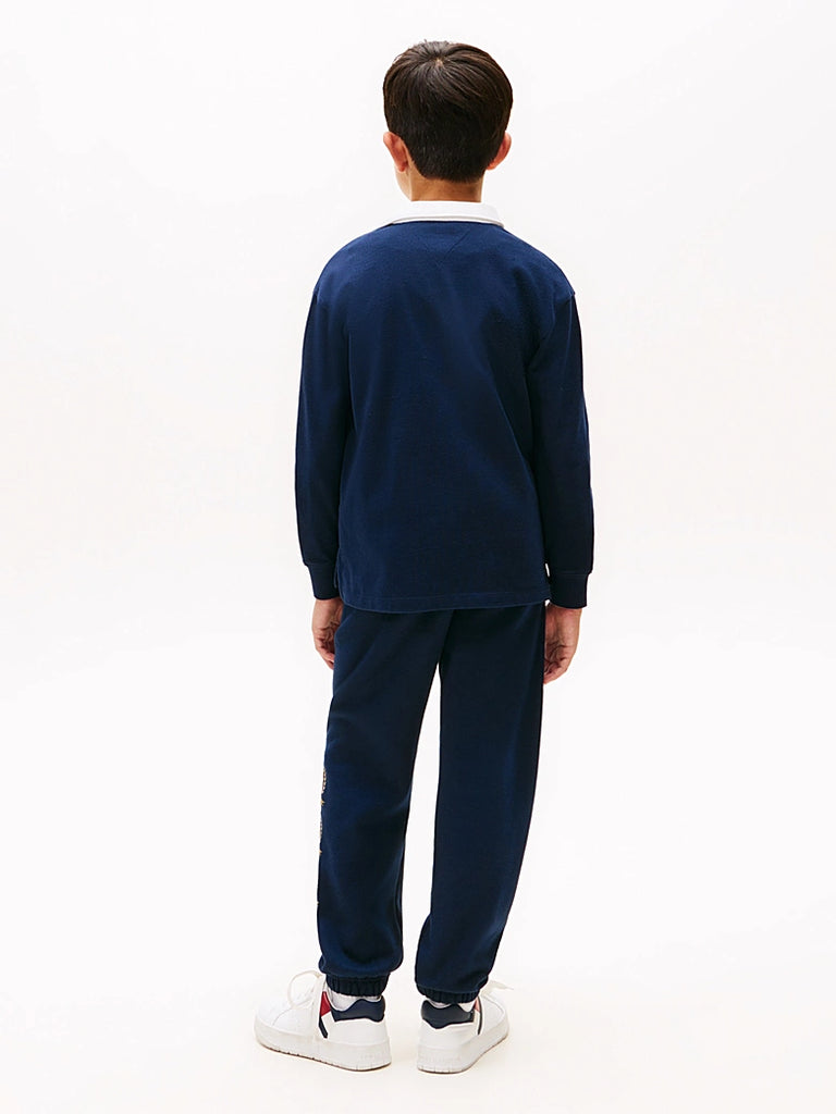 Tommy Hilfiger Rugby Pique-Skjorte-Tommy Hilfiger-Junior Barneklær