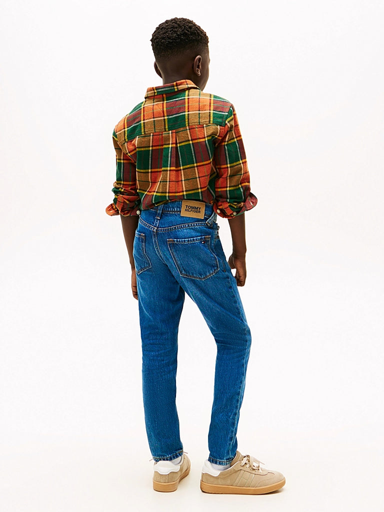 Tommy Hilfiger Scanton Dark Blue Jeans-Hodeplagg-Tommy Hilfiger-Junior Barneklær