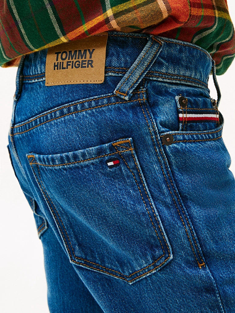 Tommy Hilfiger Scanton Dark Blue Jeans-Hodeplagg-Tommy Hilfiger-Junior Barneklær