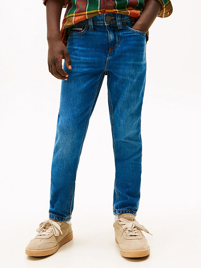 Tommy Hilfiger Scanton Dark Blue Jeans-Hodeplagg-Tommy Hilfiger-Junior Barneklær