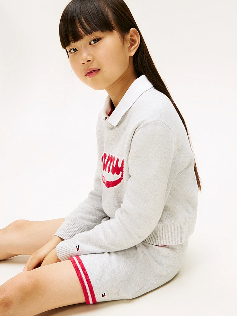 Tommy Hilfiger Varsity Strikket Skjørt-Skjørt-Tommy Hilfiger-Junior Barneklær