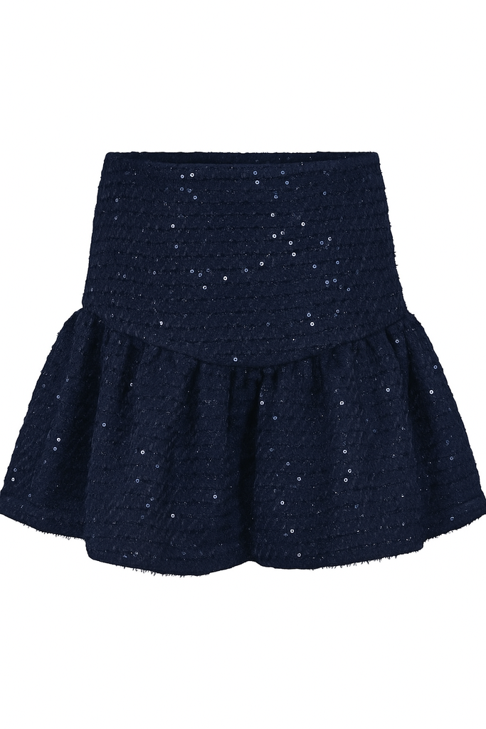 ViljeogVe Laila Bouclé-skjørt Med Paljetter-Skjørt-Vilje og Ve-Junior Barneklær