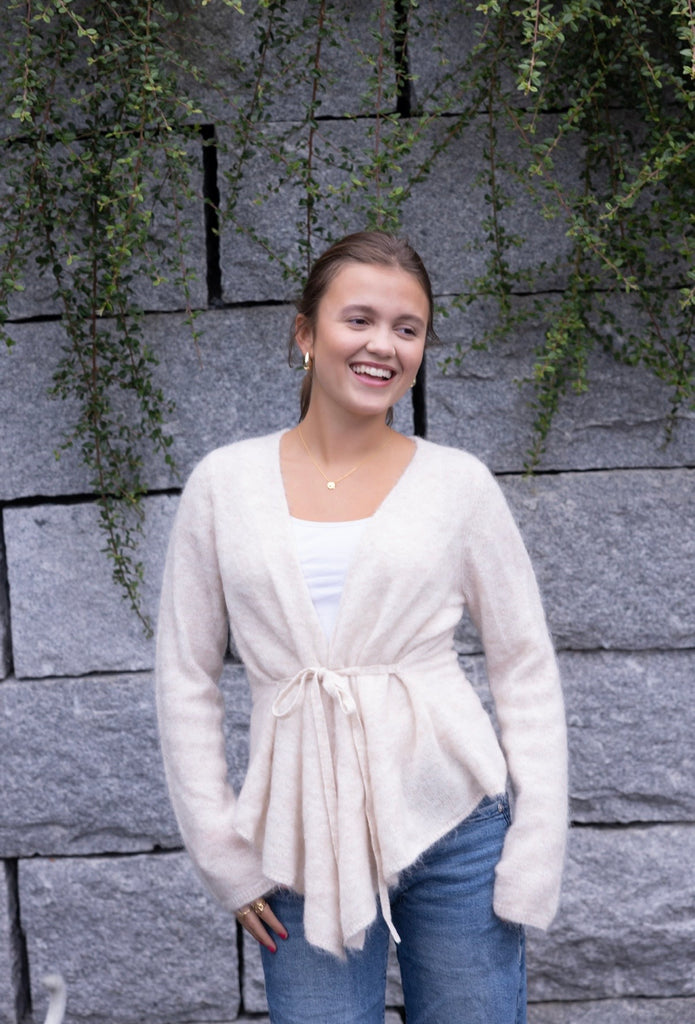 ViljeogVe Ninni Cardigan Cream-Genser-Vilje og Ve-Junior Barneklær